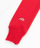 Buzo abierto con Capota Mujer Rojo