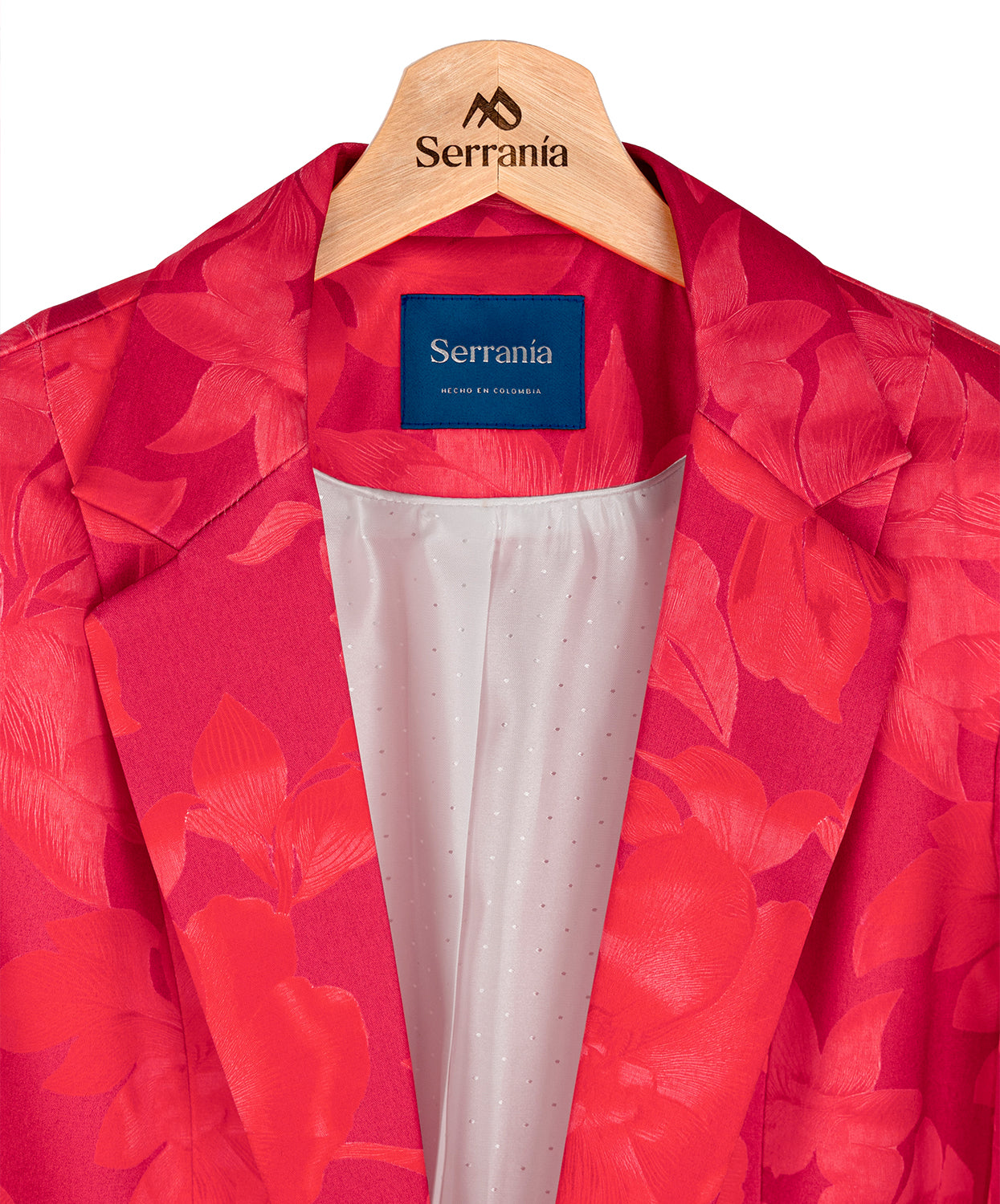 Blazer Flora Rojo Geranio