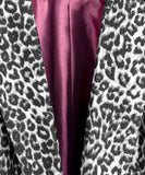 Blazer en Paño Print Montecarlo
