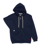 Buzo abierto con capota Hombre Azul Oxford
