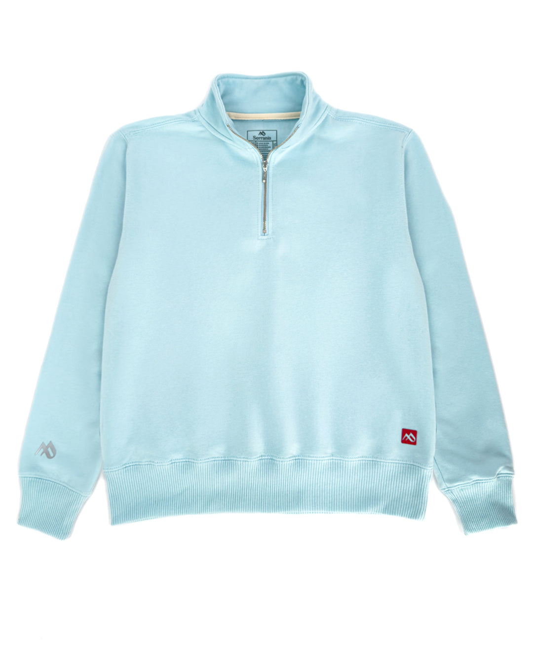 Buzo Cuello alto Mujer Azul Celeste