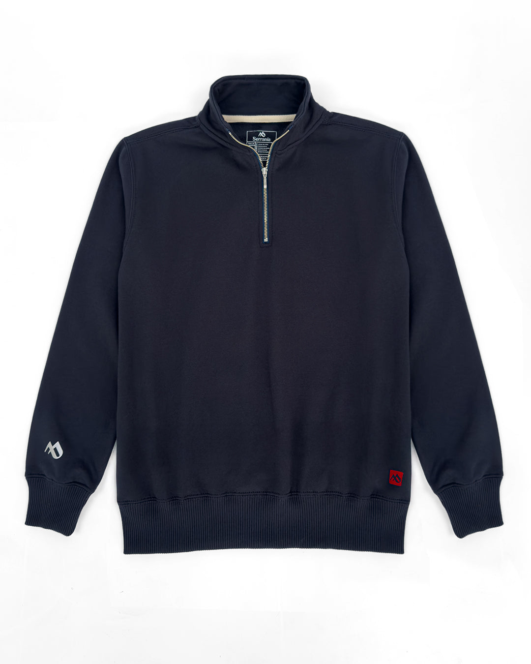 Buzo cuello alto hombre Azul Oxford