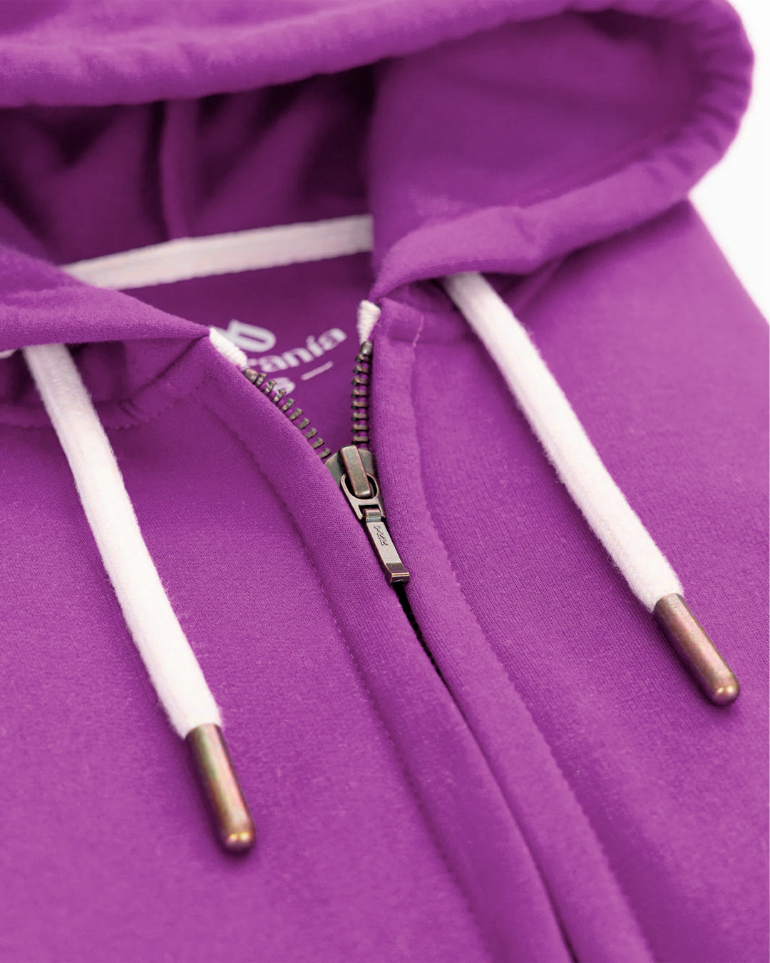 Buzo abierto con Capota Mujer Morado Berry