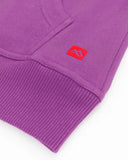 Buzo abierto con Capota Mujer Morado Berry