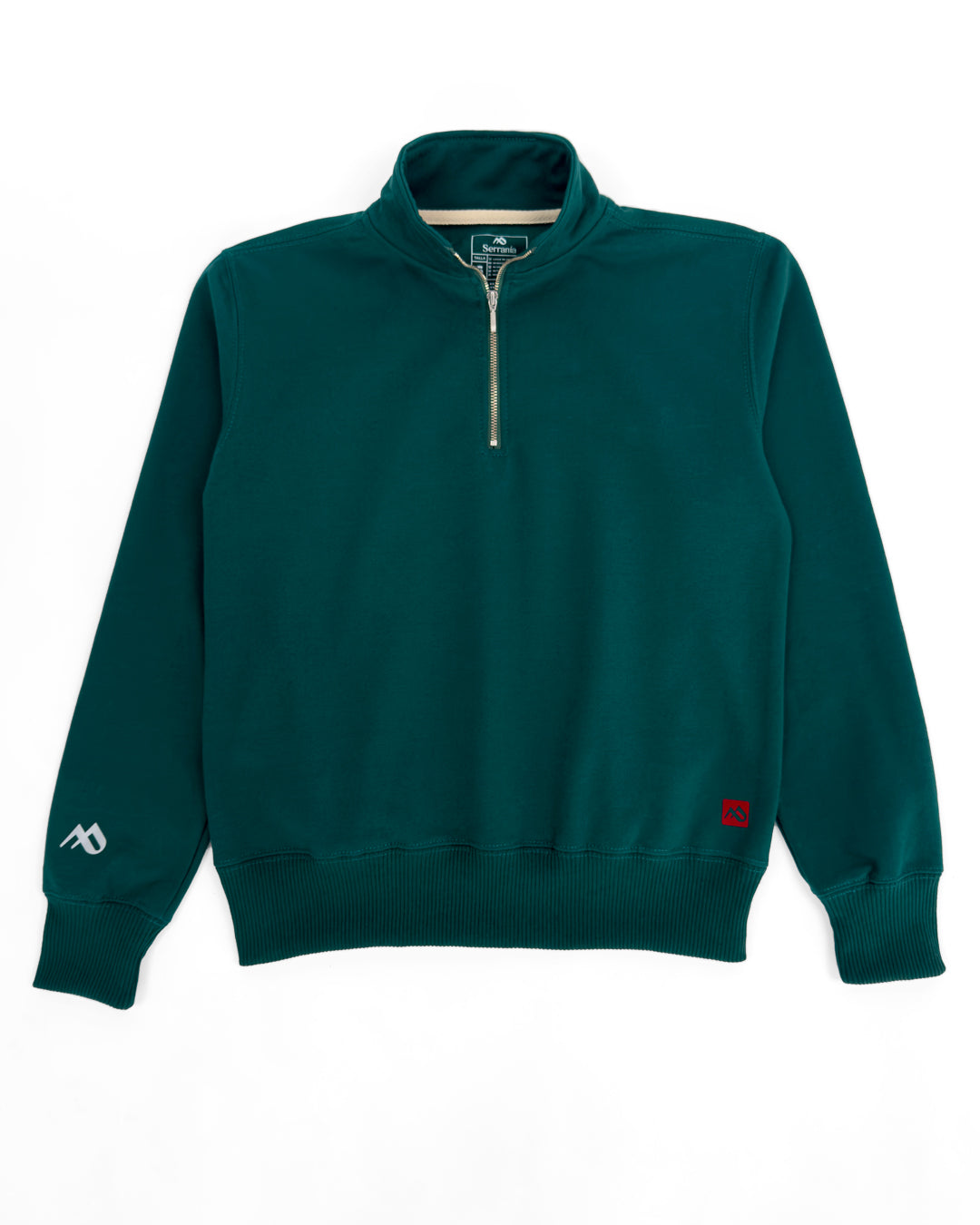 Buzo cuello alto hombre Verde Hoja