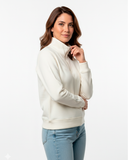 Buzo Cuello alto Mujer Marfil