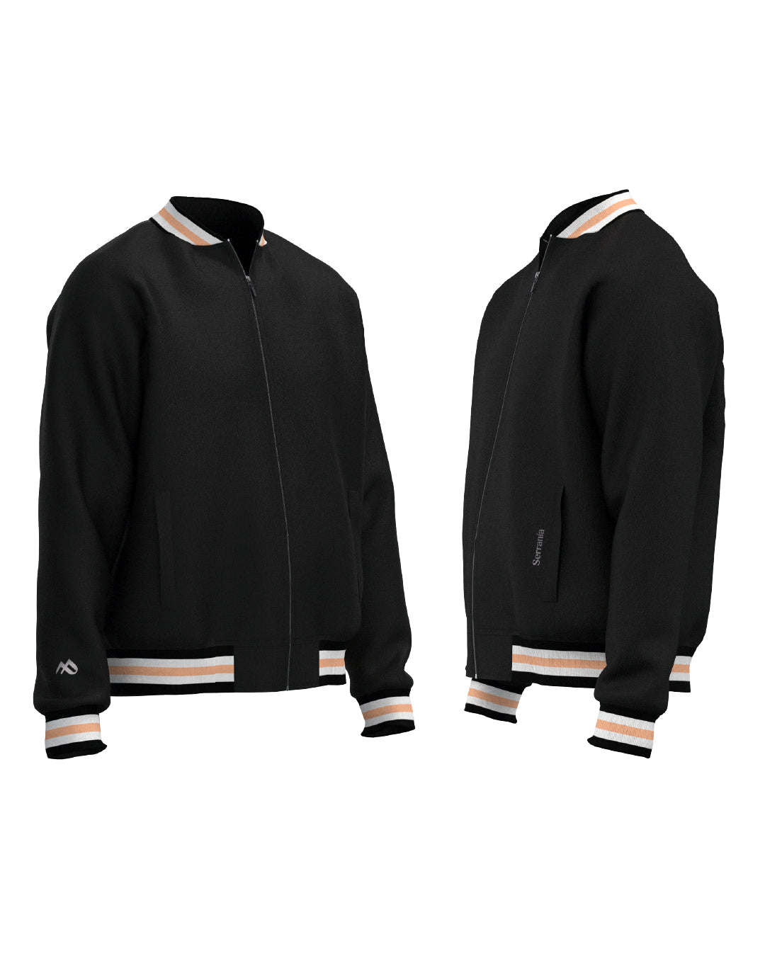 Chaqueta Jetline Negra Shadow - Bomber
