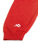 Buzo abierto con capota Hombre Rojo