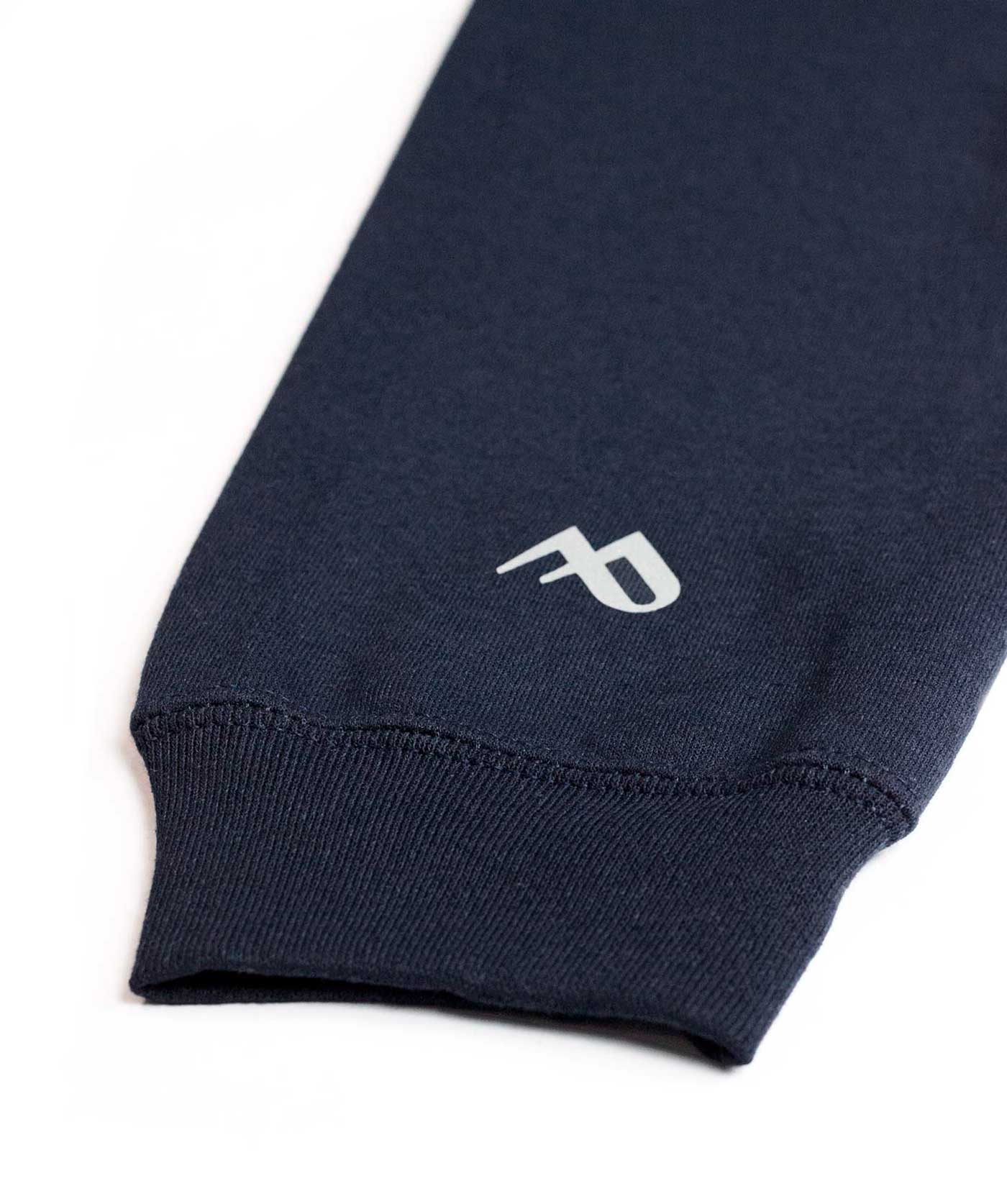 Buzo con Capota Azul Oxford