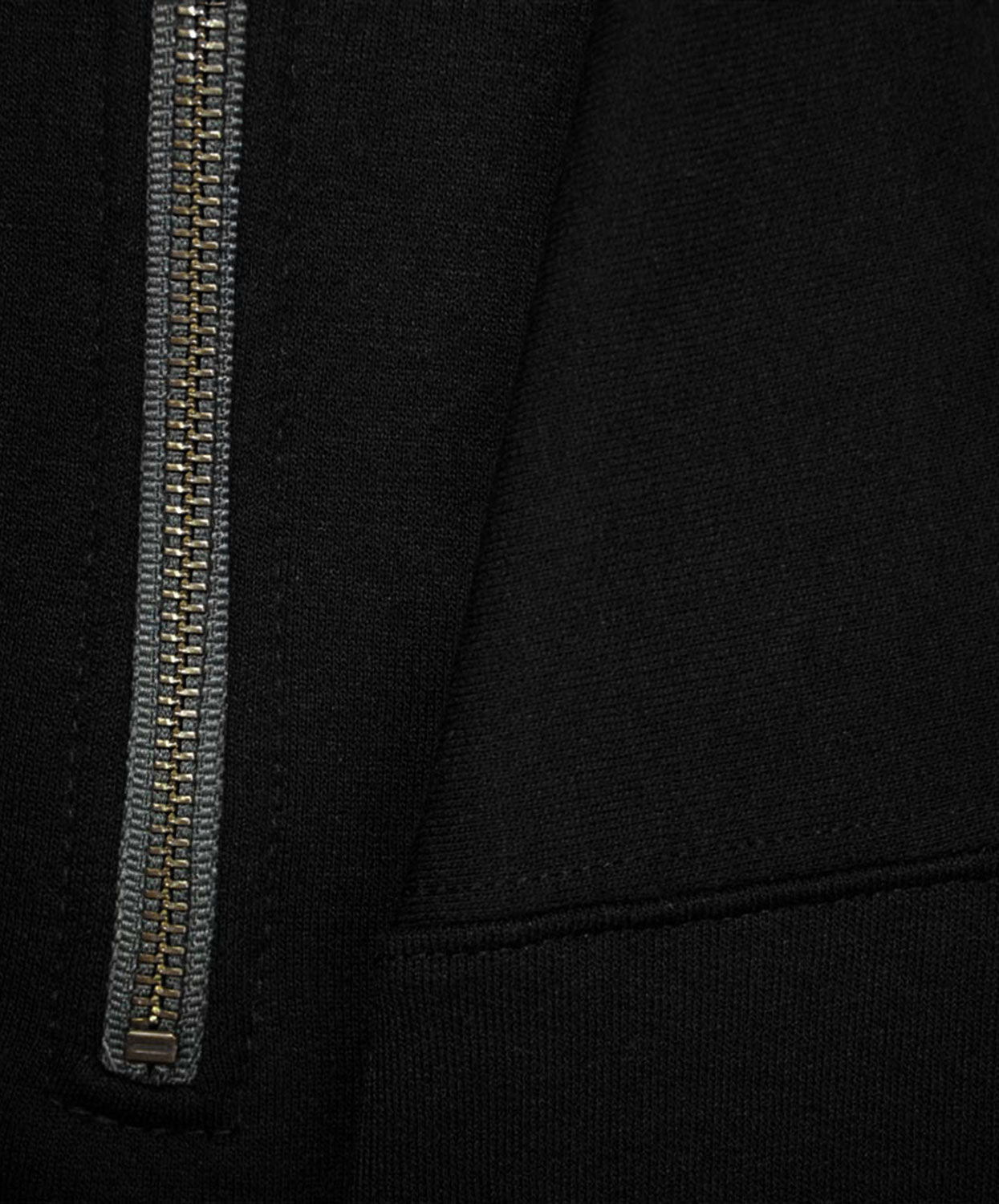 Buzo cuello alto hombre Negro