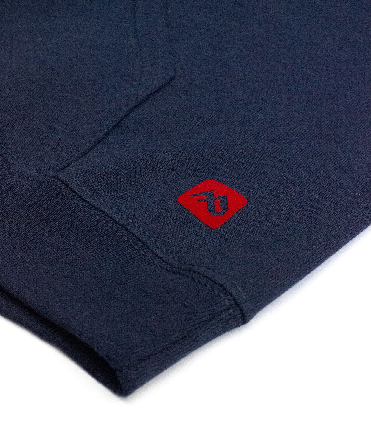 Buzo con Capota Azul Oxford