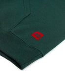 Buzo con Capota Verde Pino punto