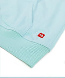 Buzo de Capota Azul Turquesa