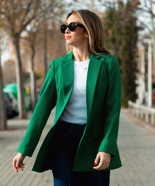 Blazer verde on sale