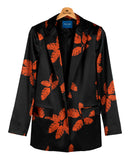 Blazer Flora Negro Cocora