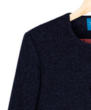 Blazer en Paño Cropped Azul Toronto