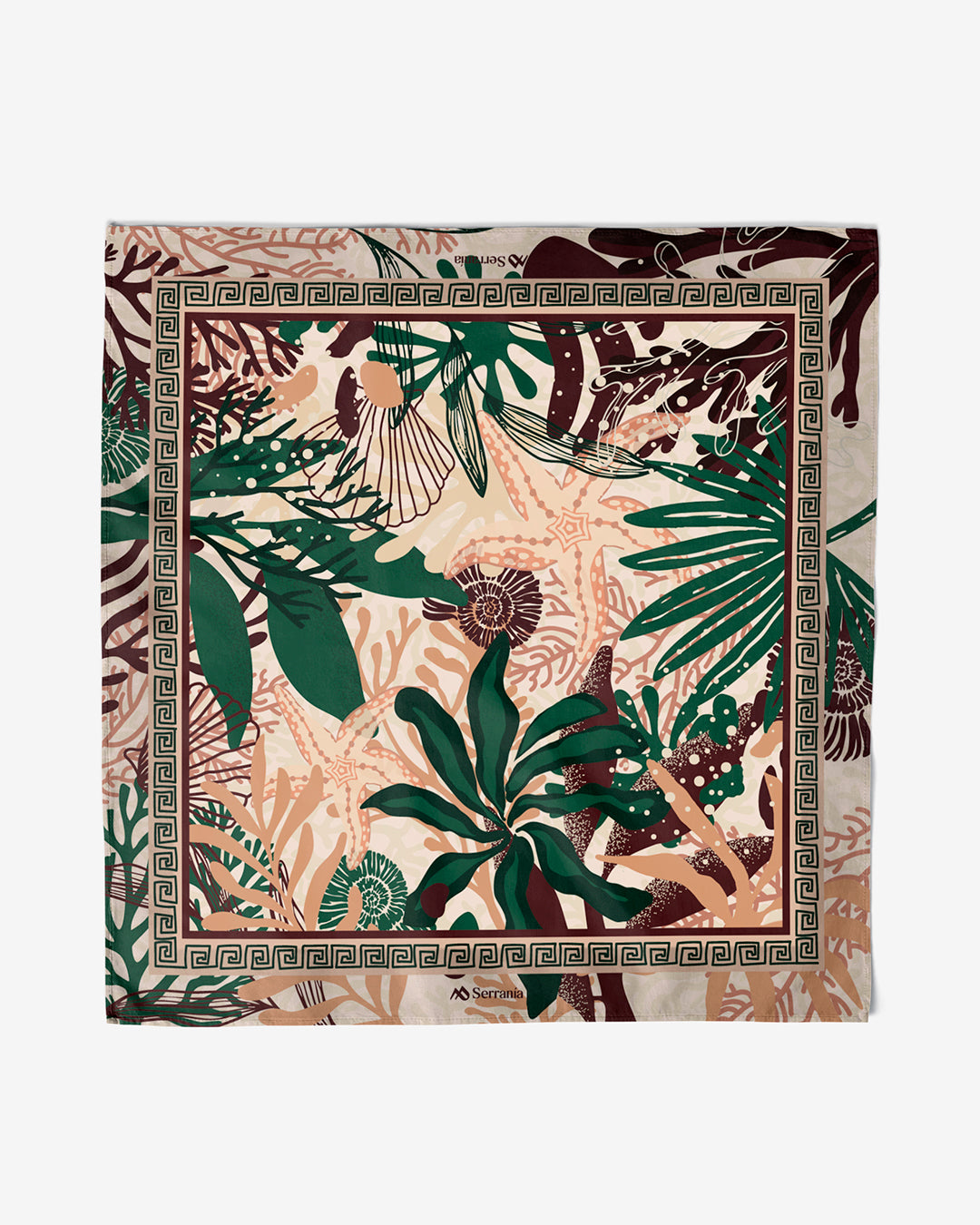 Pack de 2 Pañoletas Mediana (70x70cm) / Guacamaya + Reino de coral