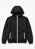 Chaqueta Cyclone Negra Con Cremallera Blanca OUTLET
