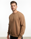 Buzo Bordado Avellana Believe estampado