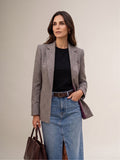 Blazer de Paño Edimburgo Café
