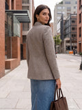Blazer de Paño Edimburgo Café
