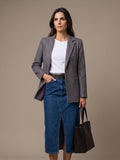 Blazer de Paño Edimburgo Gris