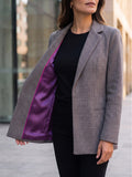 Blazer de Paño Edimburgo Gris