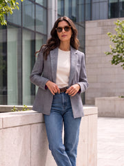 Blazer de Paño Edimburgo Azul