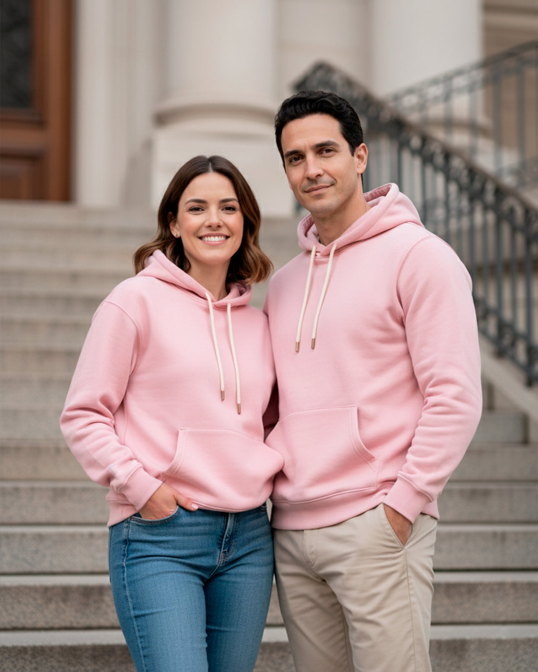 Buzo con Capota Rosa Blush
