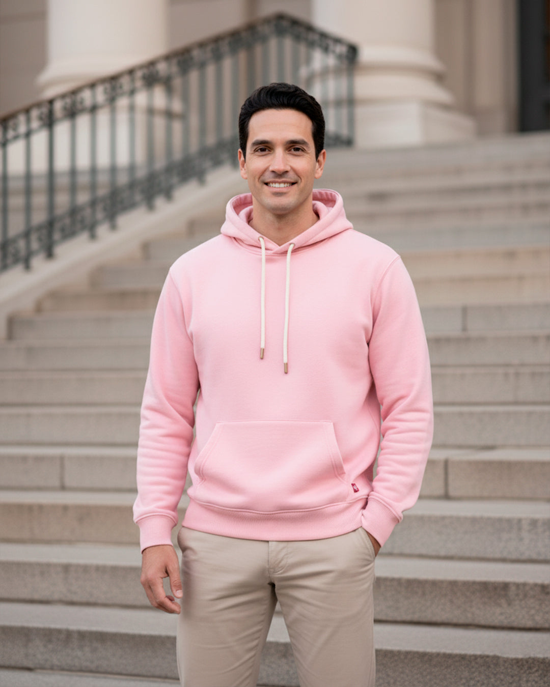 Buzo con Capota Rosa Blush
