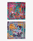 Pack de 2 Pañoletas Mediana (70x70cm) / Brisa marina + Origen coral