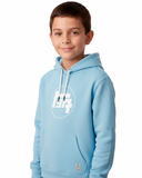 Buzo con Capota Azul Cielo outlet