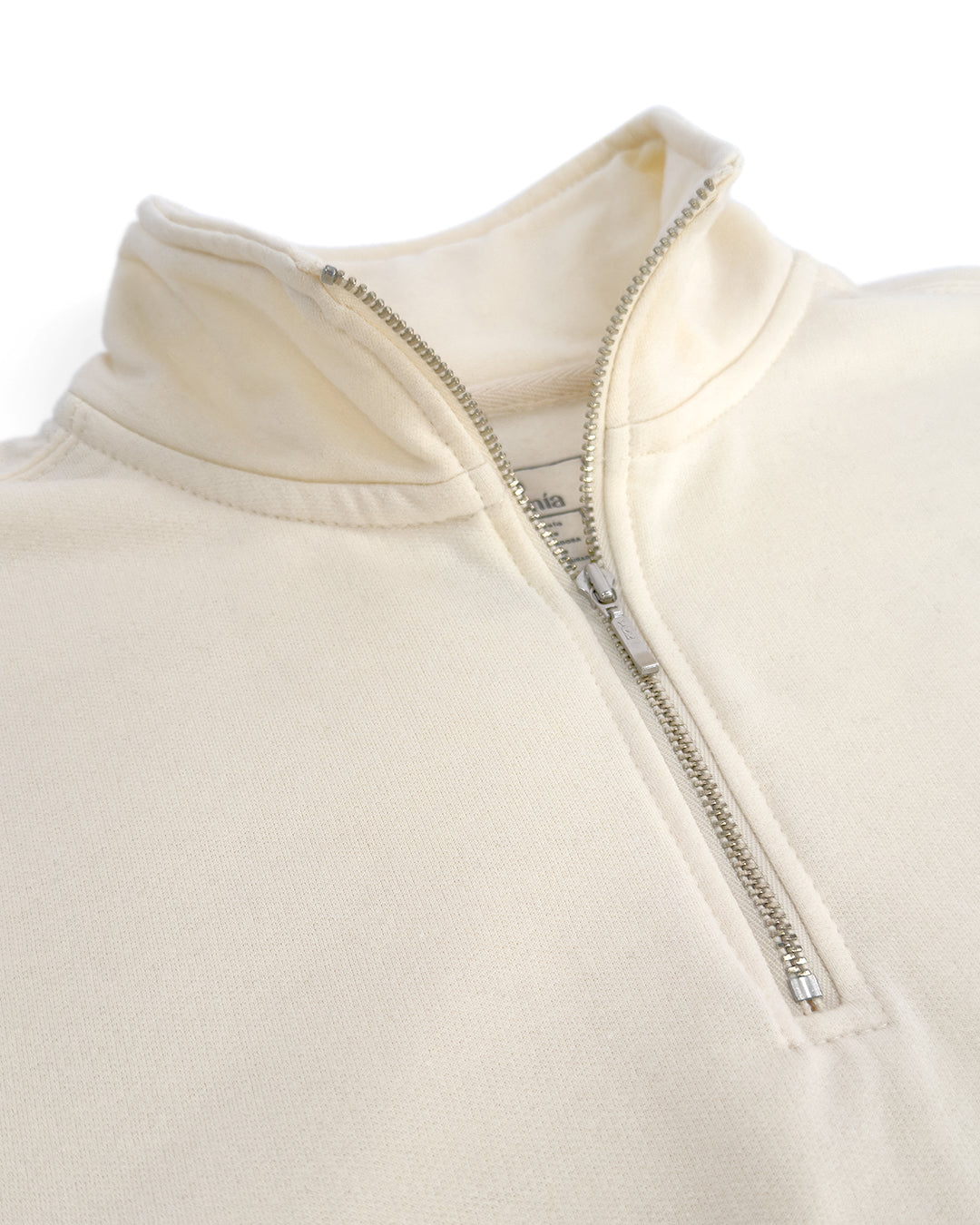 Buzo cuello alto hombre Marfil
