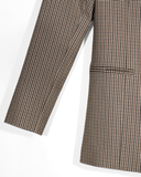 Blazer de Cuadros Café Turín