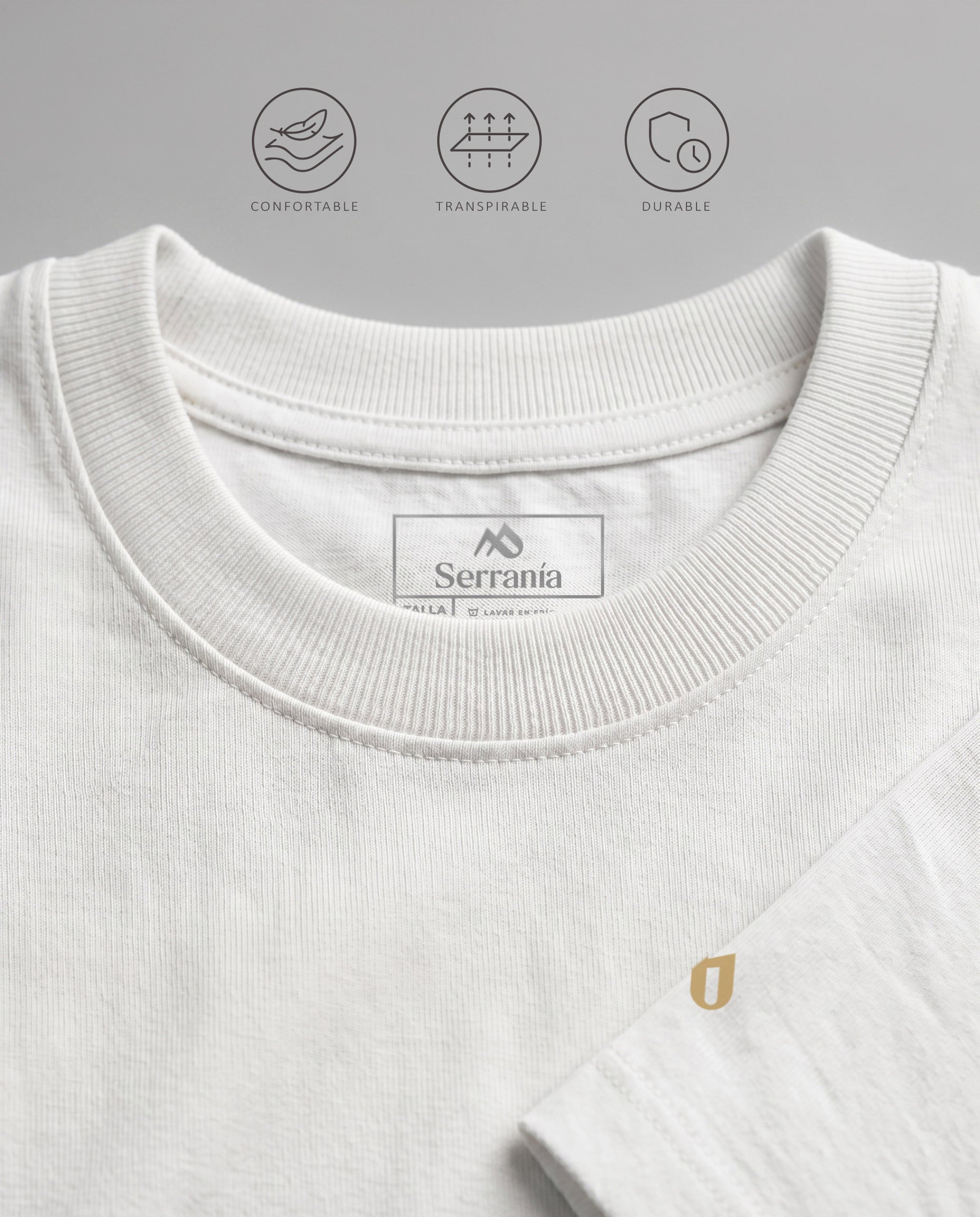 Camiseta Slim Fit Blanca