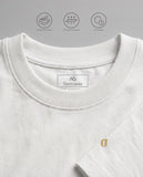 Set 3 Camisetas Elegance Classic: Azul Claro + Neblina + Blanca