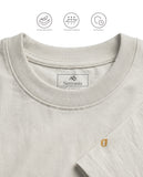 Set 3 Camisetas Elegance Classic: Azul Claro + Neblina + Blanca