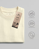 Set 3 Camisetas Elegance Classic: Marfil + Gris Oscuro + Negro