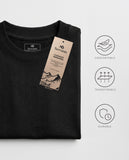 Set 3 Camisetas Elegance Classic: Marfil + Gris Oscuro + Negro