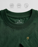 Set 3 Camisetas Elegance Classic: Verde Pino +  Marfil + Blanca