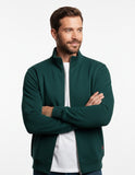 Buzo abierto sin capota Hombre Verde Hoja