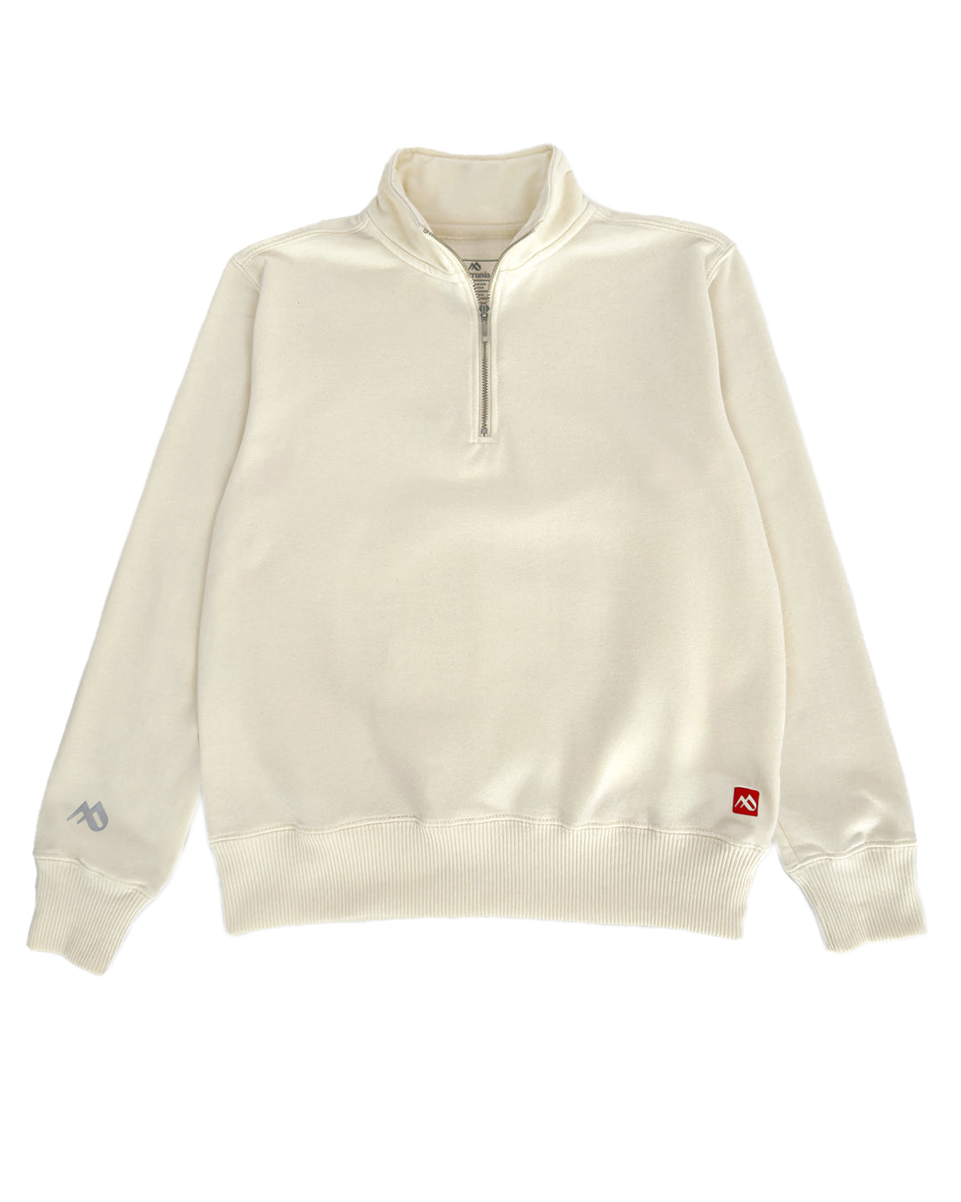 Buzo cuello alto hombre Marfil