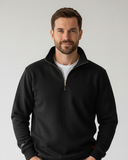 Buzo cuello alto hombre Negro