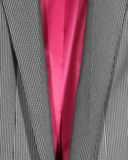 Blazer de Cuadros Negro New Napoles