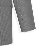 Blazer de Cuadros Negro New Napoles