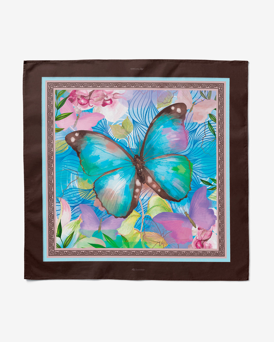 Pack de 3 pañoletas pequeñas (45x45cm) / Guacamaya + Garza + Mariposa