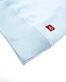 Buzo cuello alto hombre Azul Celeste