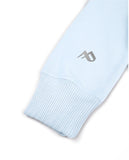 Buzo cuello alto hombre Azul Celeste
