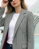 Blazer de Cuadros Verde Niza