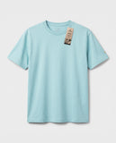 Set 3 Camisetas Elegance Classic: Azul Claro + Neblina + Blanca